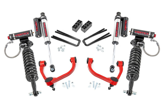 Rough Country 54550RED 3 Inch Lift Kit | Vertex | Ford F-150 4WD (2014-2020)