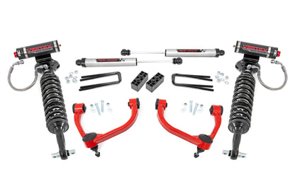 Rough Country 54557RED 3 Inch Lift Kit | UCAs | Vertex/V2 | Ford F-150 4WD (2014-2020)