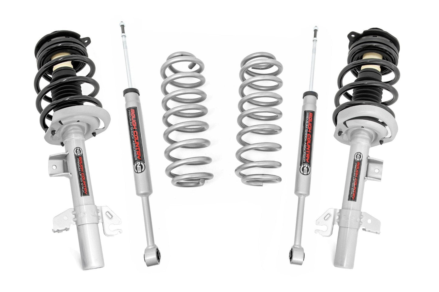 Rough Country 60431 2 Inch Lift Strut Kit | Jeep Cherokee KL 4WD (2014-2023)