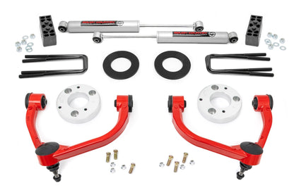Rough Country 51014RED 3 Inch Lift Kit | Ford F-150 4WD (2014-2020)
