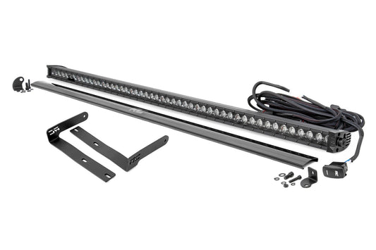 Rough Country 98009 LED BlackSingle Row DRL Light Bar Kit | 50 Inch | Kubota RTV-X1120