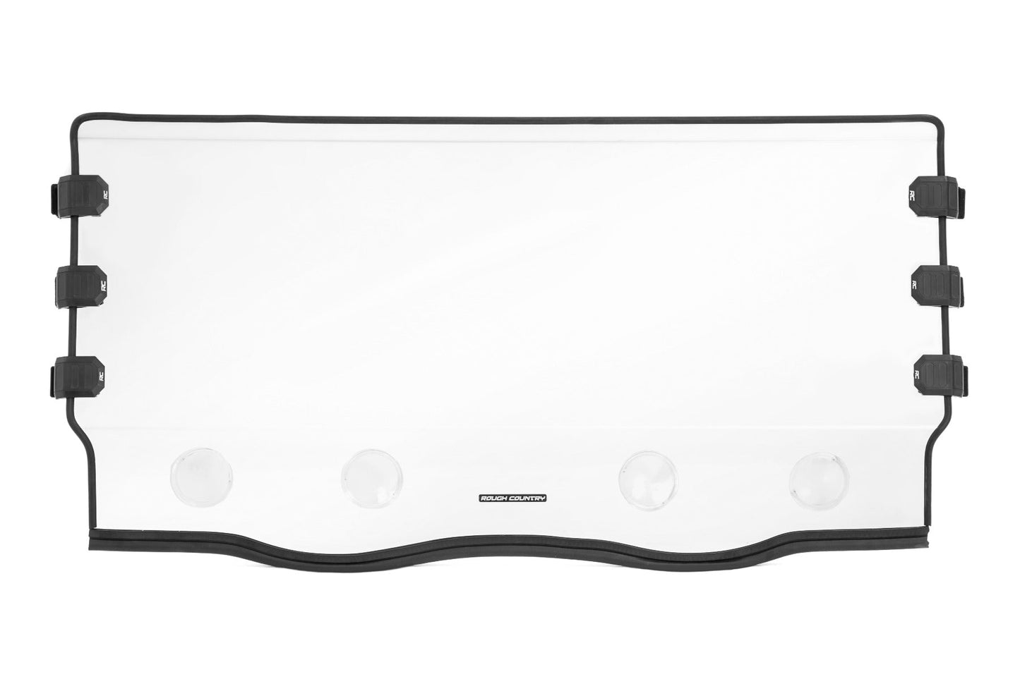 Rough Country 98242040 Vented Full Windshield | Scratch Resistant | Yamaha Viking 700