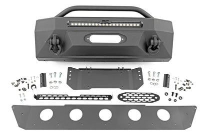 Rough Country 10744 Front Bumper | Hybrid | 20" Blk LED | Toyota 4Runner 2WD/4WD (2014-2024)