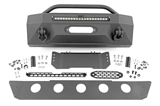 Rough Country 10744 Front Bumper | Hybrid | 20" Blk LED | Toyota 4Runner 2WD/4WD (2014-2024)