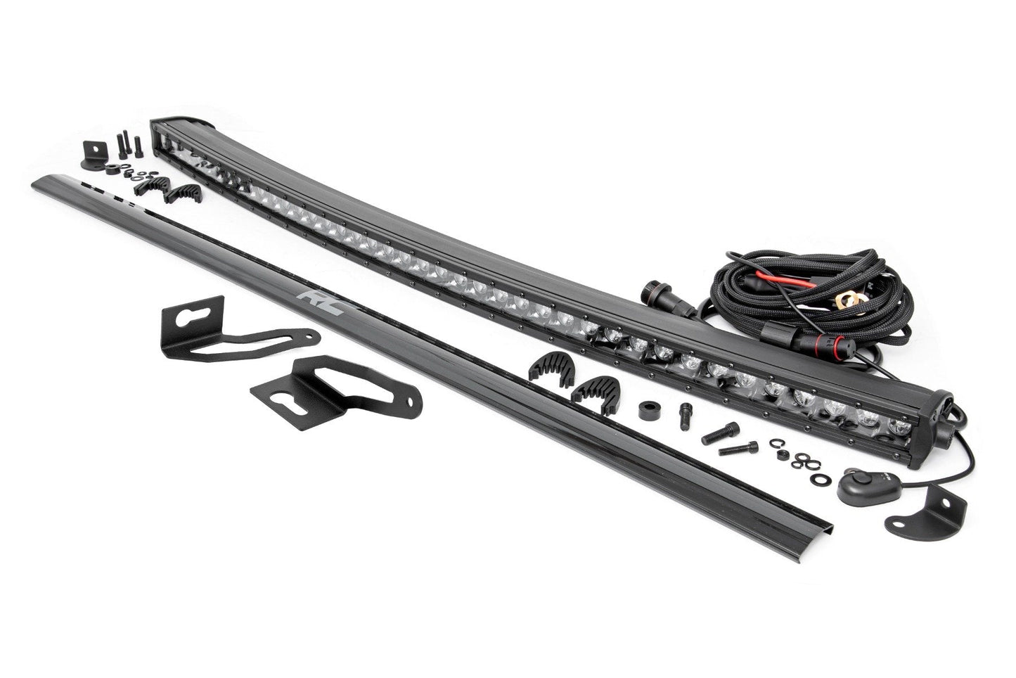 Rough Country 70086 LED Light Kit | Roof Mount | 40" Black Single Row | Jeep Cherokee KL (14-23)