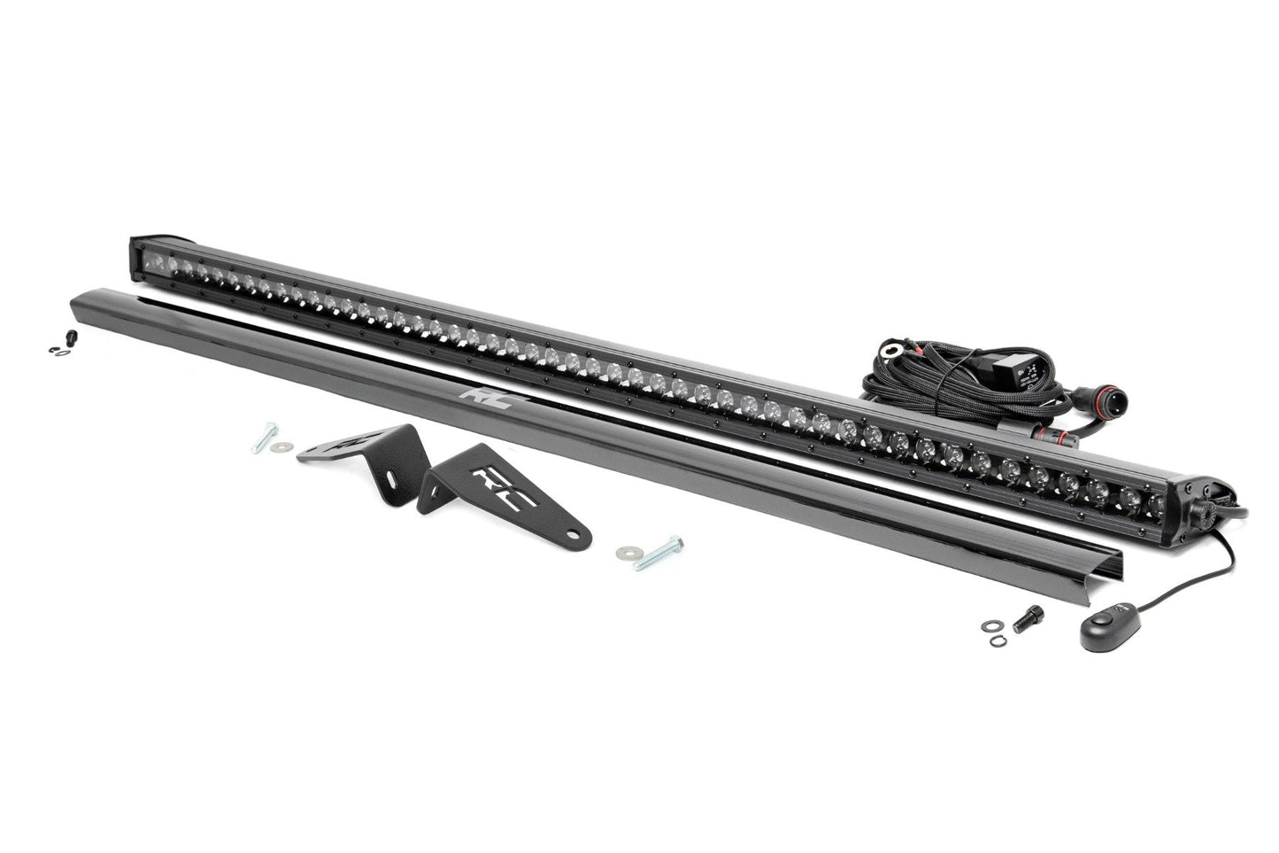 Rough Country 93125 LED Light Kit | Rear Mount | 50" Black Pair | Polaris Ranger XP 1000