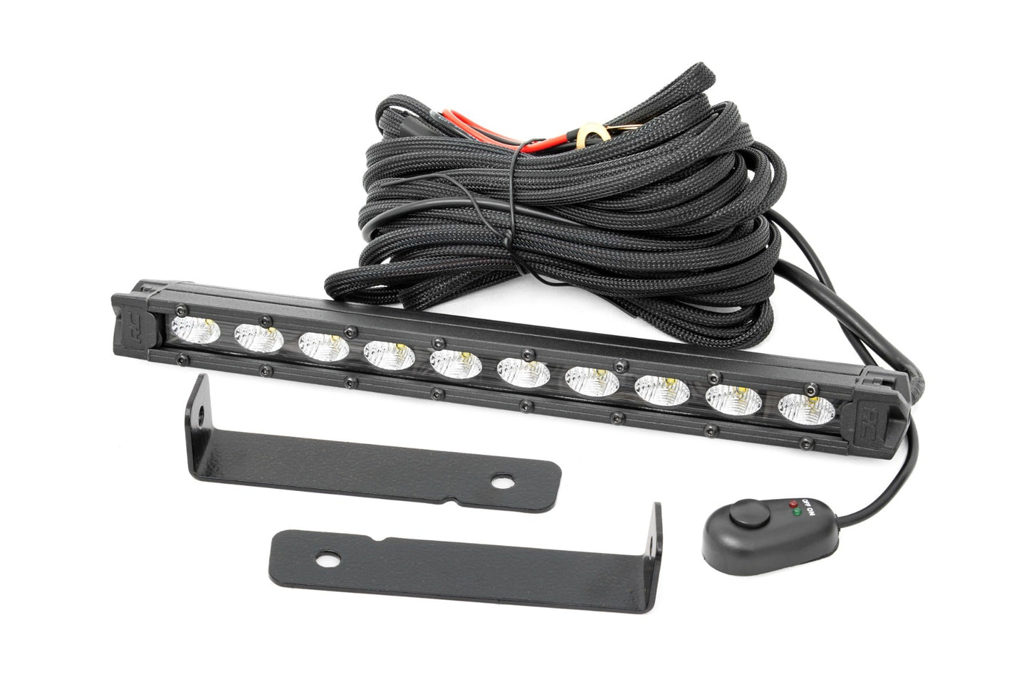 Rough Country 93163 10" LED Light Kit | Under Bed Mount | Polaris RZR XP 1000