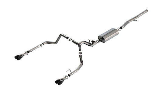 2025-2025 Chevrolet Silverado 1500/ GMC Sierra 1500 Cat-Back Exhaust System Touring Part # 140991BC
