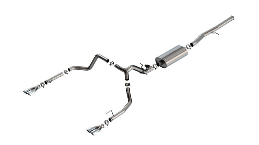 2025-2025 Chevrolet Silverado 1500/ GMC Sierra 1500 Cat-Back Exhaust System Touring Part # 140992