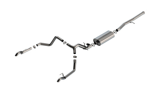 2024-2025 Chevrolet Silverado 1500 ZR2/ 2024-2025 GMC Sierra 1500 AT4X Cat-Back Exhaust System Touring