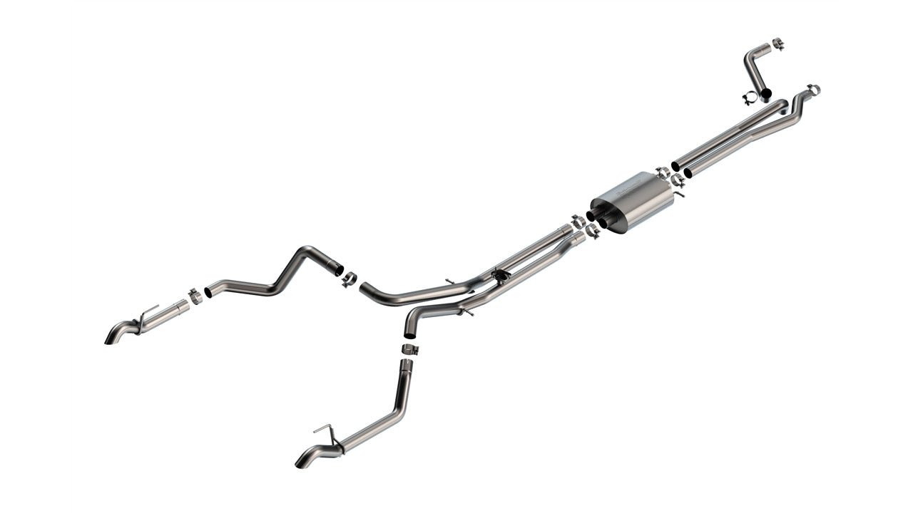 2024-2025 Chevrolet Silverado 1500 ZR2/ GMC Sierra 1500 AT4X Cat-Back Exhaust System S-Type