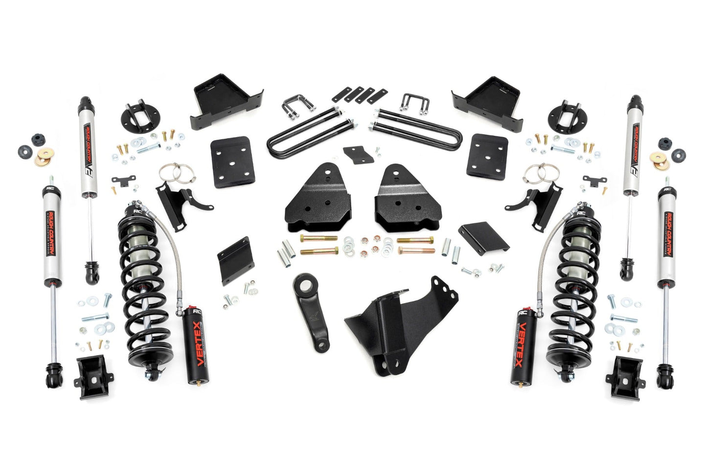 Rough Country 55158 6 Inch Lift Kit  |  Diesel  |  No OVLD  |  C/O V2 | Ford F-250 Super Duty (15-16)