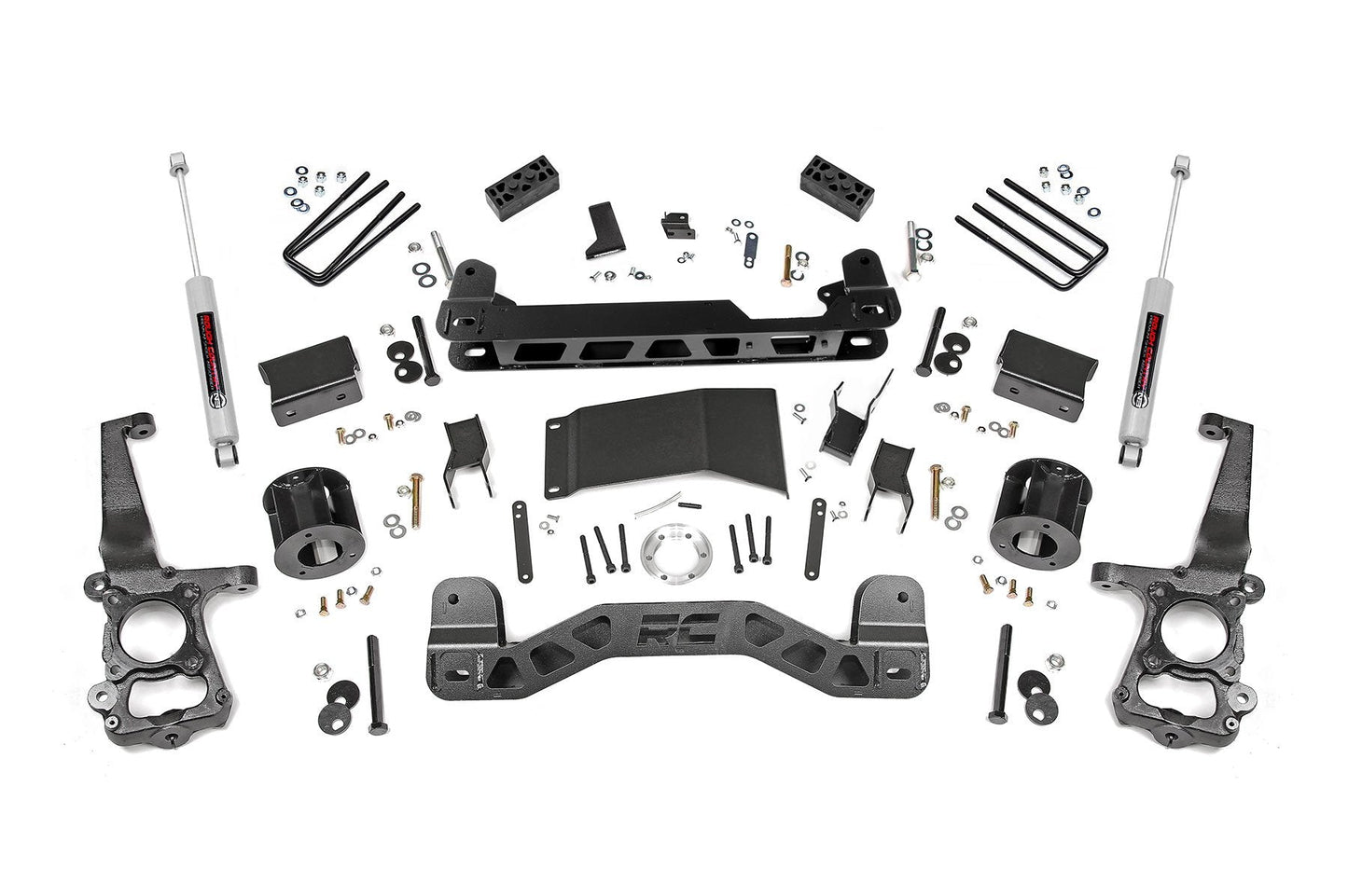 Rough Country 55530 4 Inch Lift Kit | Ford F-150 4WD (2015-2020)
