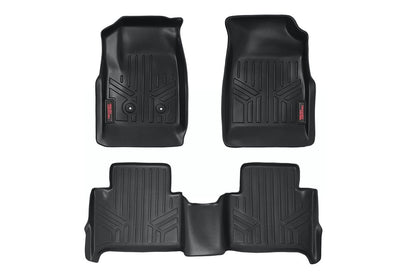 Rough Country M-21513 Floor Mats | FR & RR | Crew | Chevy/GMC Canyon/Colorado 2WD/4WD (2015-2022)