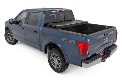 Rough Country 47220550B Hard Low Profile Bed Cover | 5'7" Bed | Ford F-150 (15-20)/Raptor (17-20)