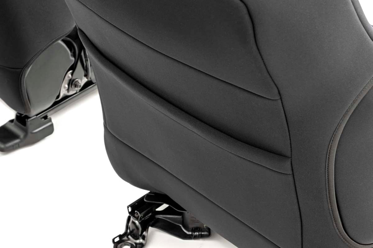Rough Country 91030 Seat Covers | Front | Double Cab | Toyota Tacoma 2WD/4WD (2016-2023)