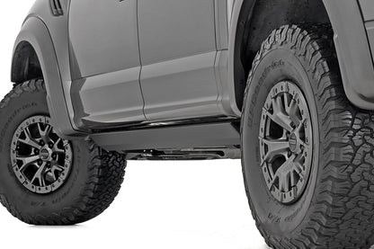 Rough Country PSR71520 Power Running Boards | Dual Electric Motor | Crew Cab | Ford F-150/Lightning/F-250/F-350/Raptor (15-26)