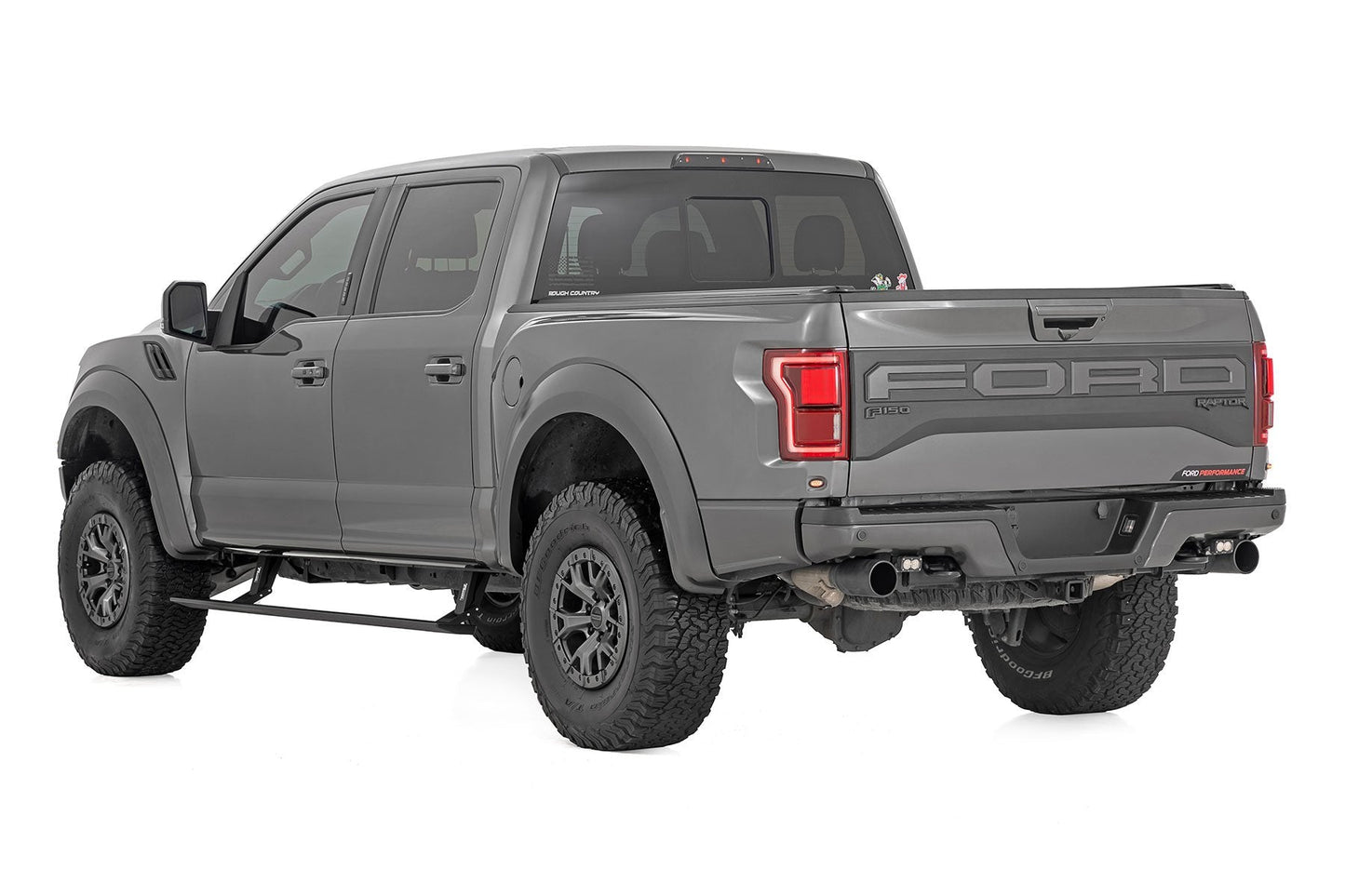 Rough Country PSR71520 Power Running Boards | Dual Electric Motor | Crew Cab | Ford F-150/Lightning/F-250/F-350/Raptor (15-26)