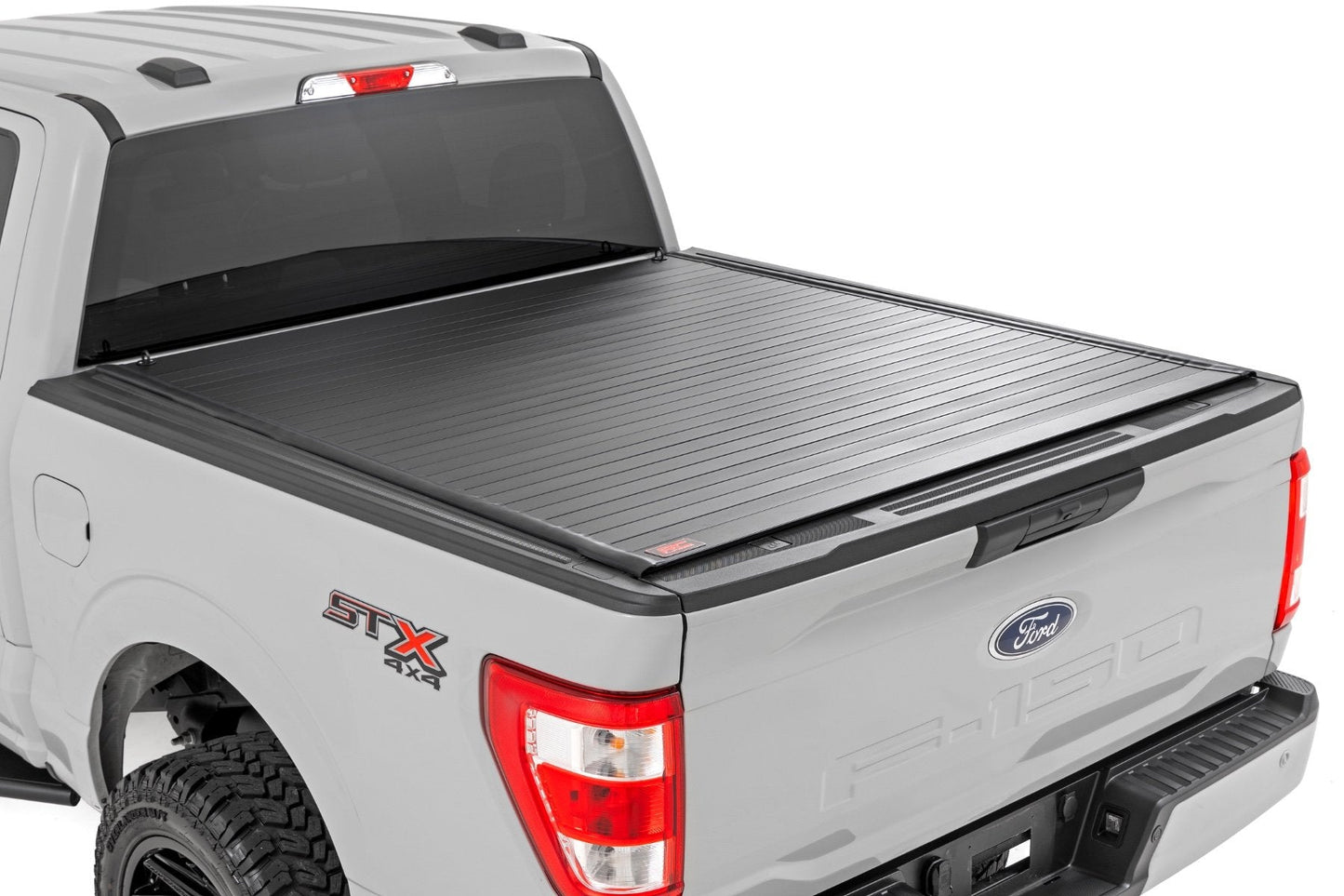 Rough Country 50221550 Hard Roll Up Bed Cover | 5'7" Bed | Ford F-150 (15-25)/F-150 Lightning (22-25)