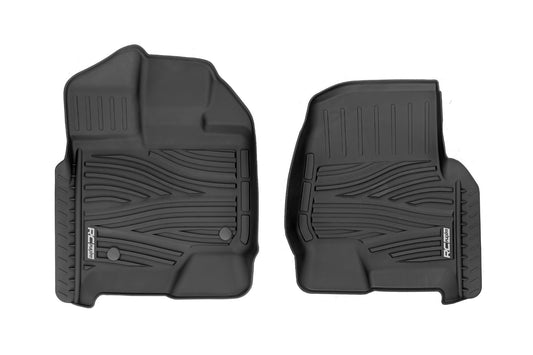 Rough Country FF-5151 Flex-Fit Floor Mats | Front | Ford F-150 (15-25)/F-150 Lightning (22-25)/Raptor (17-25)