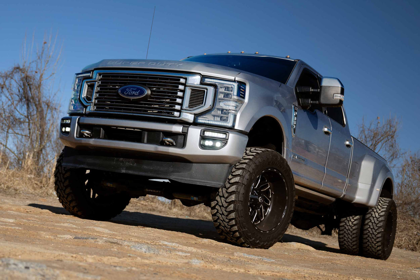 Banger Fog Brackets: 20-22 Super Duty OE LED (Set)