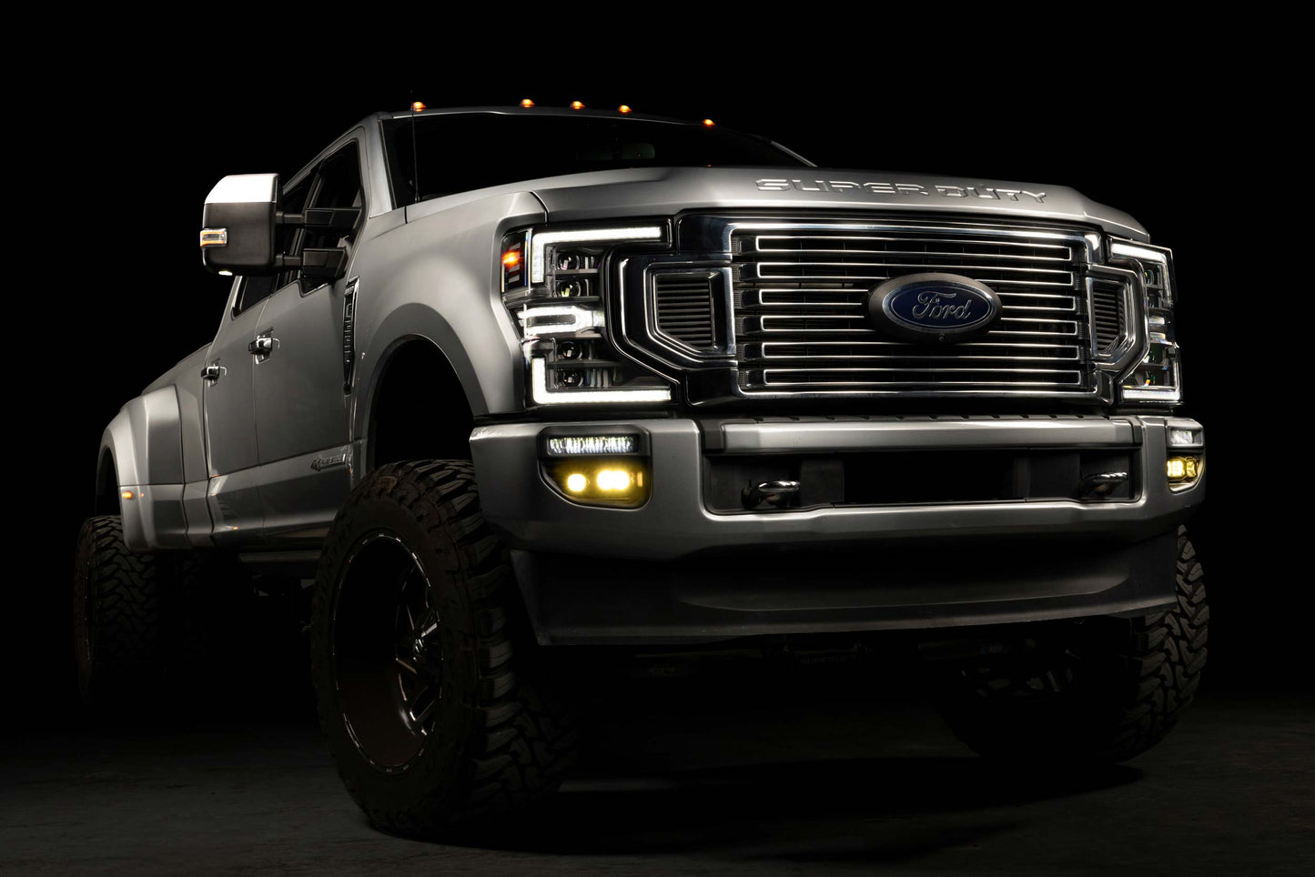 Banger Fog Brackets: 20-22 Super Duty OE LED (Set)