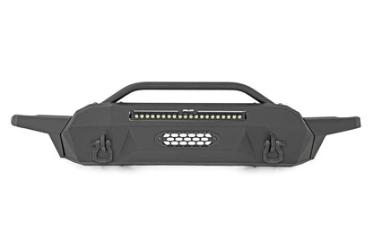 Rough Country 10725 Front Bumper | High Clearance | Hybrid | 20" Blk DRL LED | Toyota Tacoma (16-23)