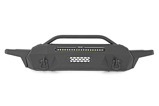 Rough Country 10725 Front Bumper | High Clearance | Hybrid | 20" Blk DRL LED | Toyota Tacoma (16-23)