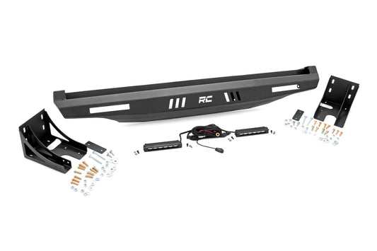 Rough Country 93059 Bumper | Rear | 6" Black Slimline LED Pair | Multiple Makes & Models (Can-Am/Polaris)