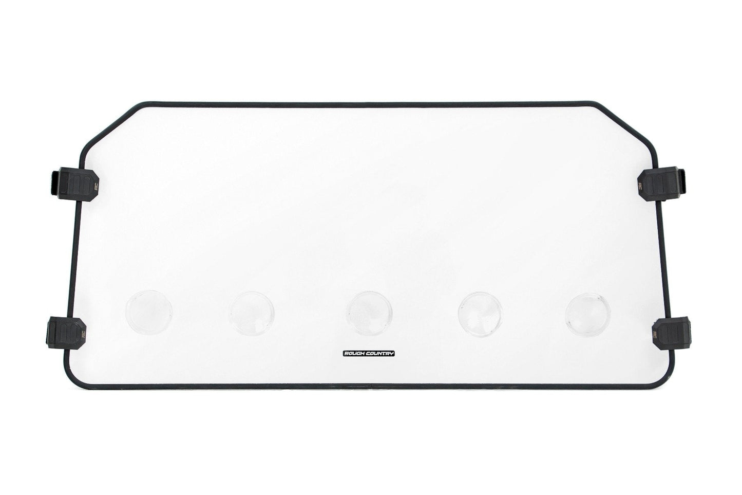 Rough Country 98262010 Vented Full Windshield | Scratch Resistant | Polaris General XP 4 1000