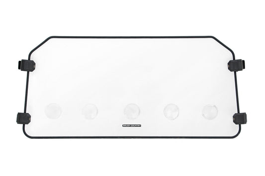 Rough Country 98262010 Vented Full Windshield | Scratch Resistant | Polaris General XP 4 1000