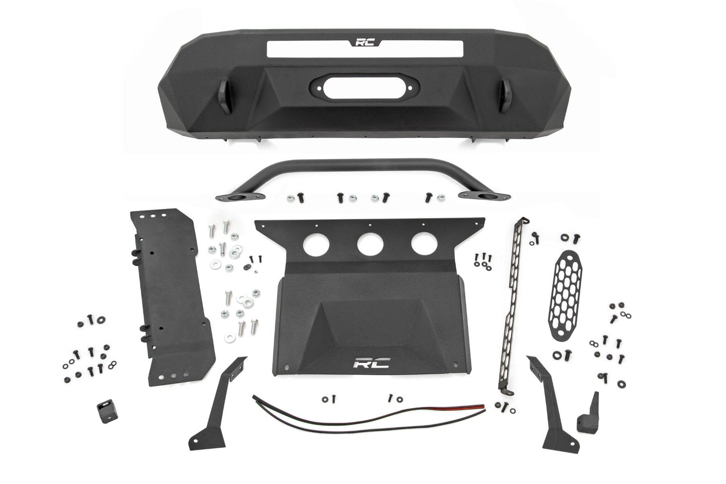 Rough Country 10712 Front Bumper | Hybrid | Toyota Tacoma 2WD/4WD (2016-2023)