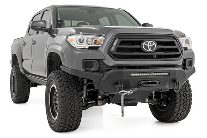 Rough Country 10725 Front Bumper | High Clearance | Hybrid | 20" Blk DRL LED | Toyota Tacoma (16-23)