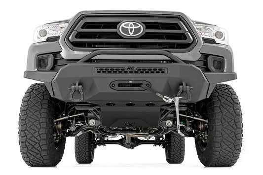 Rough Country 10713 Front Bumper | |High Clearance | Hybrid | Toyota Tacoma 2WD/4WD (2016-2023)