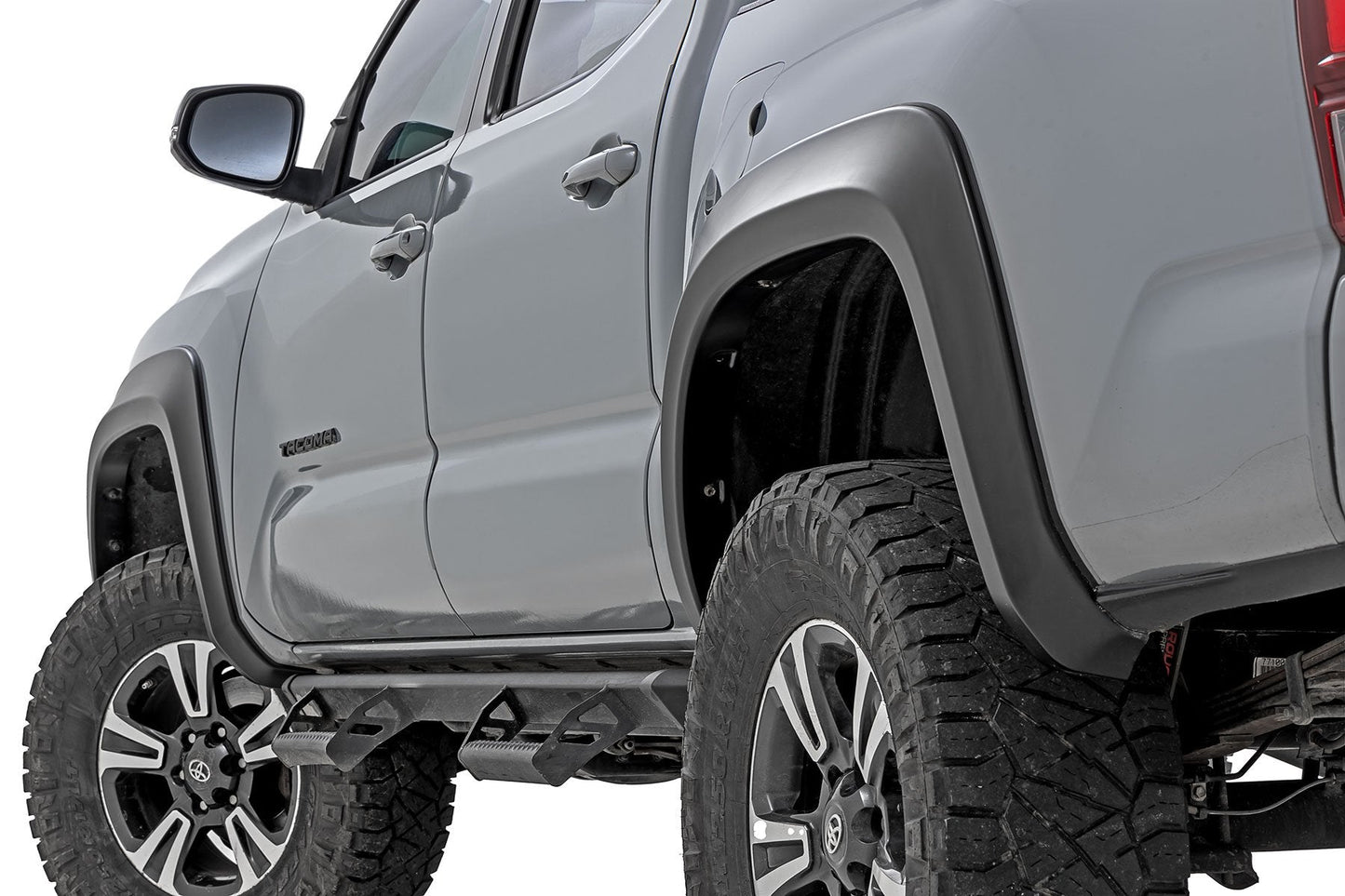 Rough Country S-T11621-O40 Fender Flares | Sport | O40 Super White | Toyota Tacoma 2WD/4WD (2016-2023)