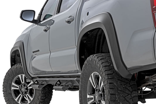 Rough Country S-T11621-1D6 Fender Flares | Sport | 1D6 Silver Sky Metallic | Toyota Tacoma (16-23)