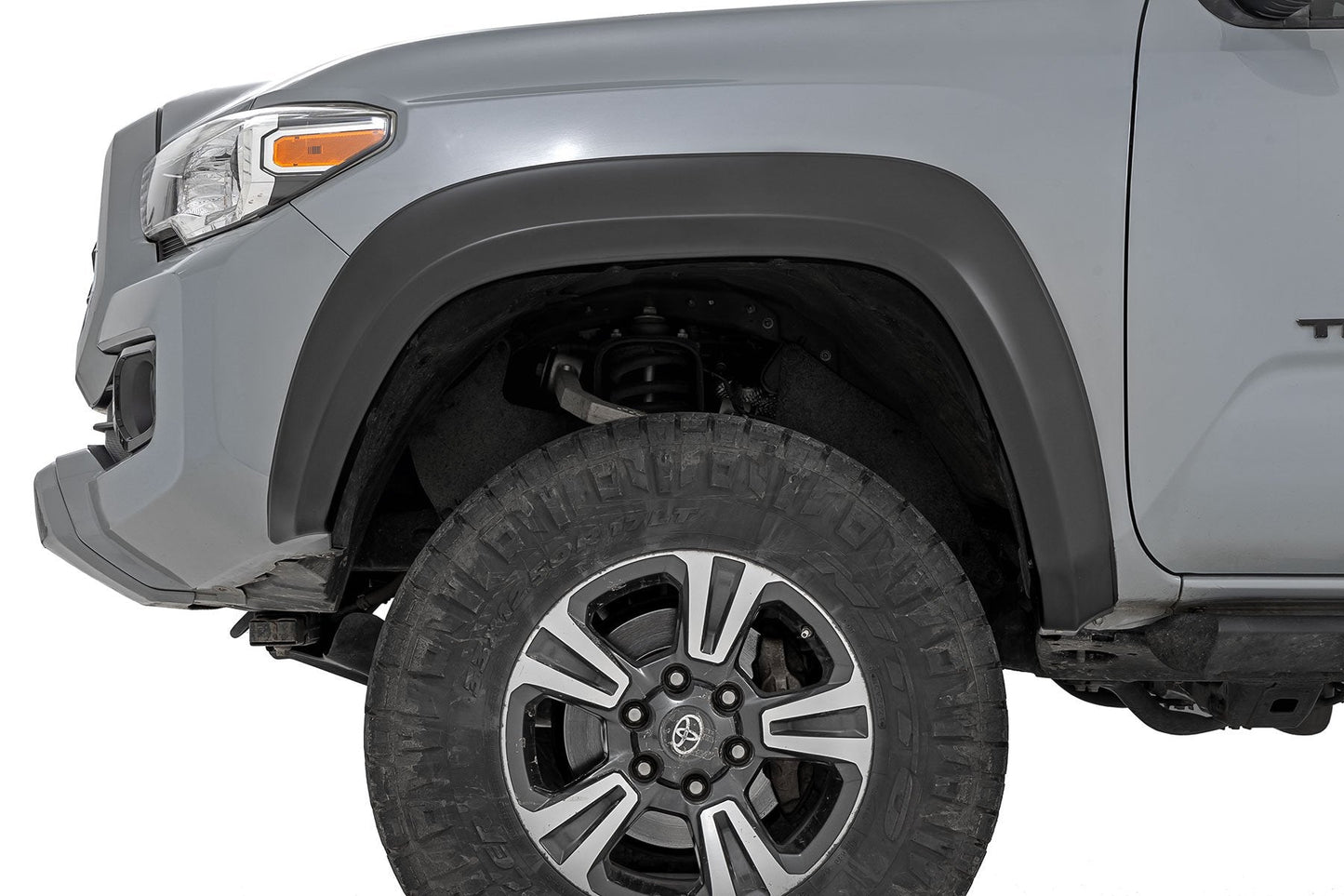 Rough Country S-T11621-202 Fender Flares | Sport | 202 Black Onyx | Toyota Tacoma 2WD/4WD (2016-2023)