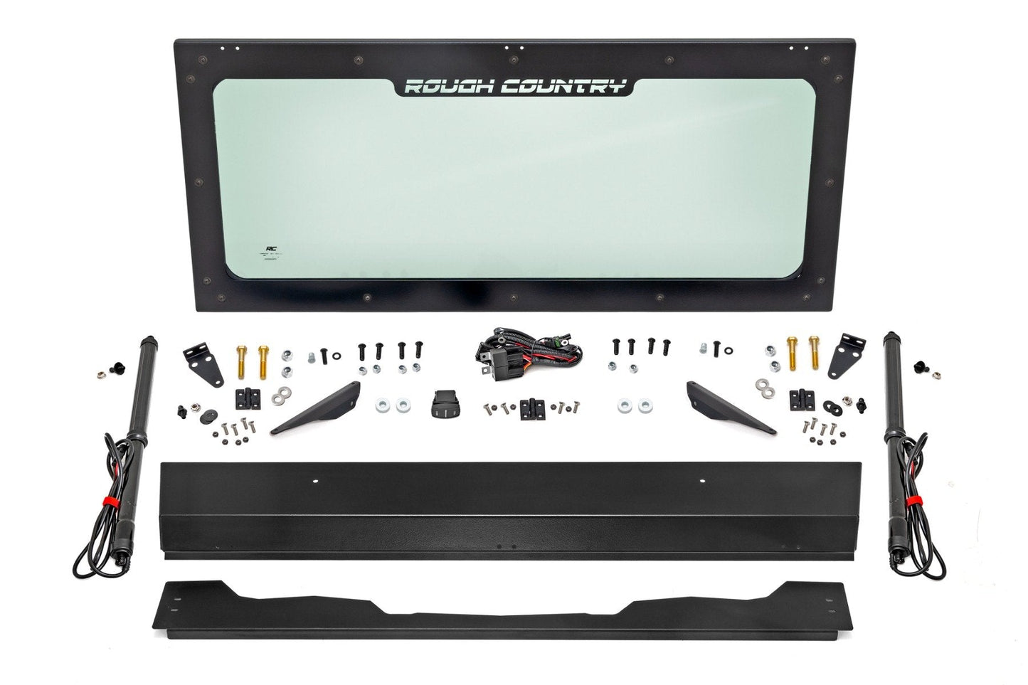 Rough Country 98316222 Electric Tilt Windshield | Glass | Honda Pioneer 1000