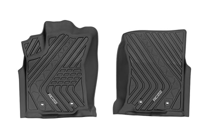 Rough Country FF-7121 Flex-Fit Floor Mats | Front | Toyota Tacoma 2WD/4WD (2016-2023)