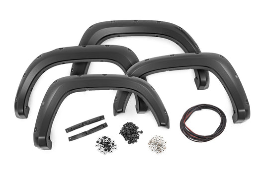 Rough Country F-T11621A-4X0 Pocket Fender Flares | 4X0 Inferno | Toyota Tacoma 2WD/4WD (2016-2023)