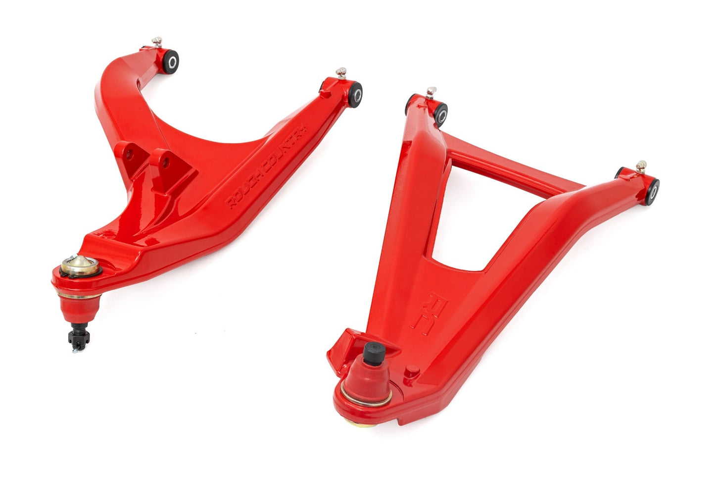 Rough Country 97041RED Aluminum Control Arms | High Clearance w/ 2" Forward Offset | Can-Am Defender HD 5/HD 8/HD 9/HD 10