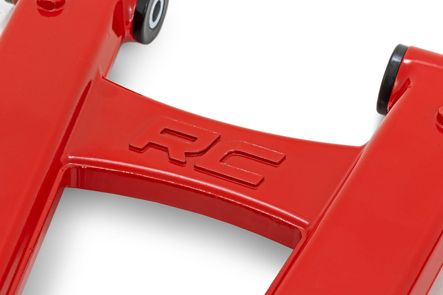 Rough Country 93155RED Red Forged Alum High Clearance 2" Fwd Offset Control Arms w/Ball Joints | Polaris Ranger 1000XP