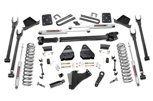 Rough Country 50821 6 Inch Lift Kit | Diesel | 4 Link | OVLD  | D/S | Ford F-250/F-350 Super Duty (17-22)