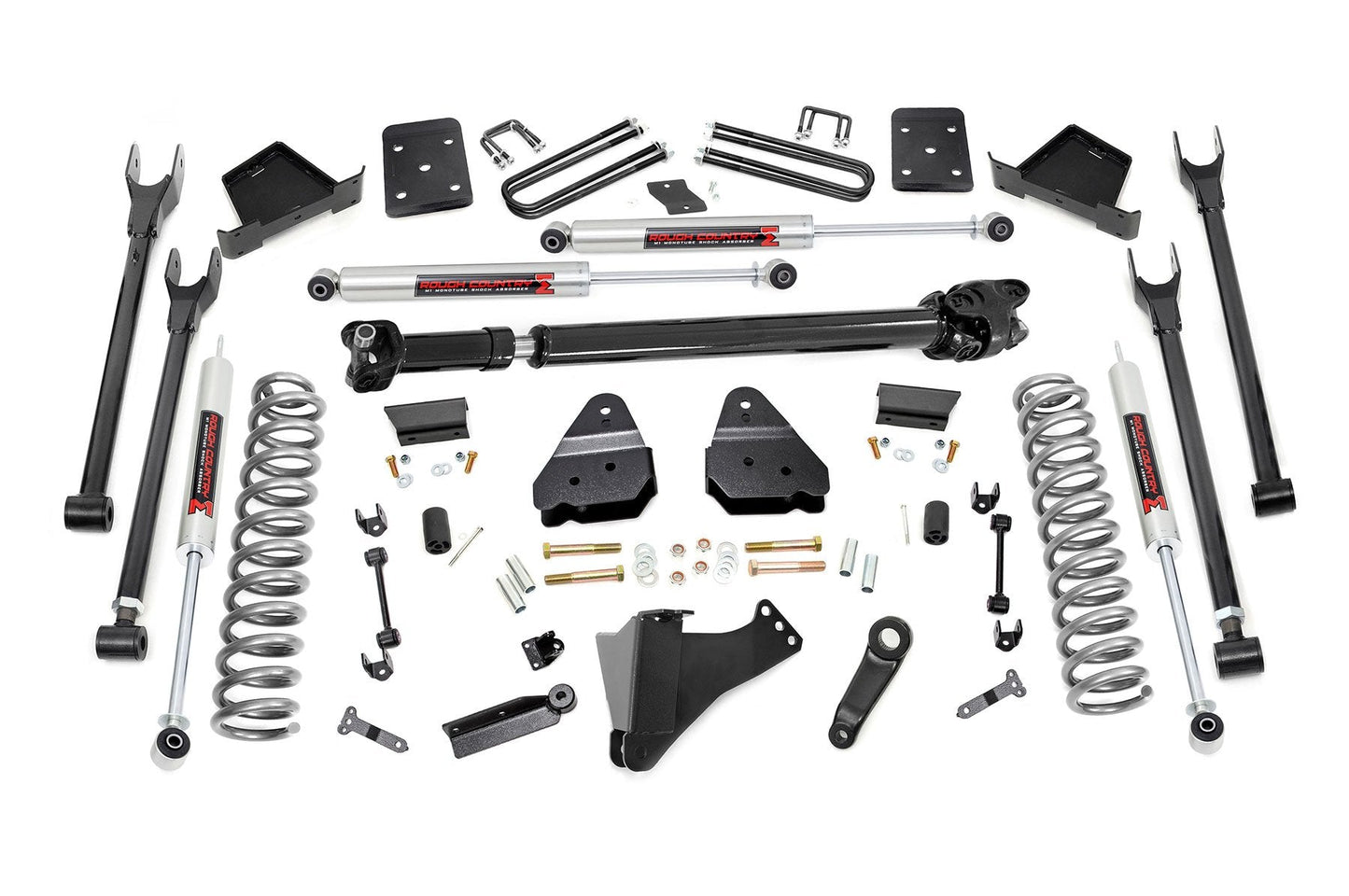 Rough Country 56041 6 Inch Lift Kit | 4-Link | OVLD | M1 | Ford F-250/F-350 Super Duty 4WD (17-22)