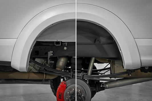 Rough Country 4517A Rear Wheel Well Liners | Ford F-250/F-350 Super Duty 2WD/4WD (2017-2026)