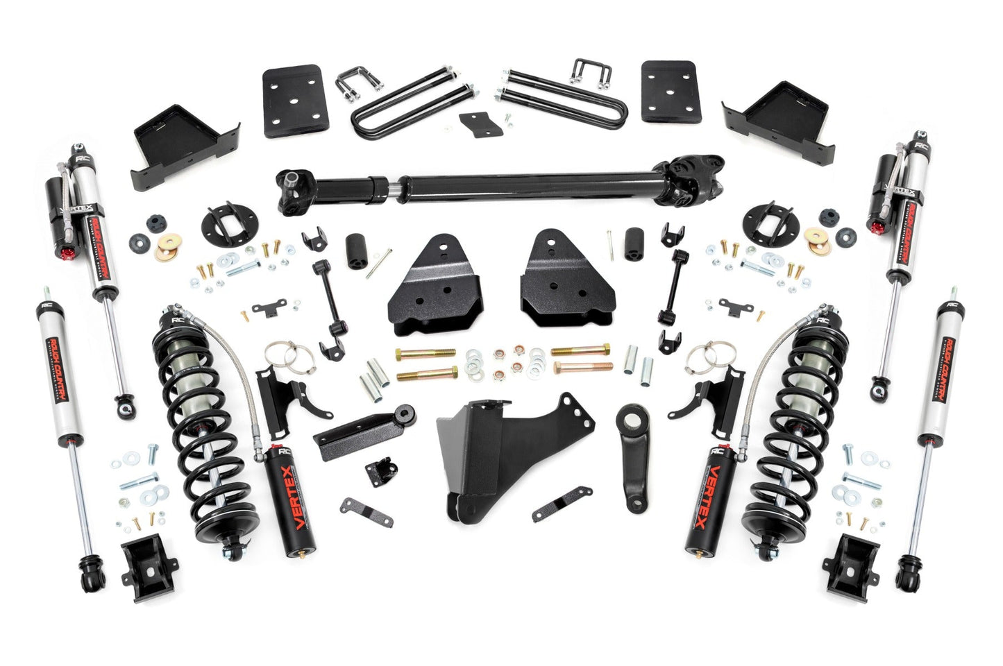 Rough Country 50659 4.5 Inch Lift Kit  |  FR D/S  |  C/O Vertex | Ford F-250/F-350 Super Duty (17-22)