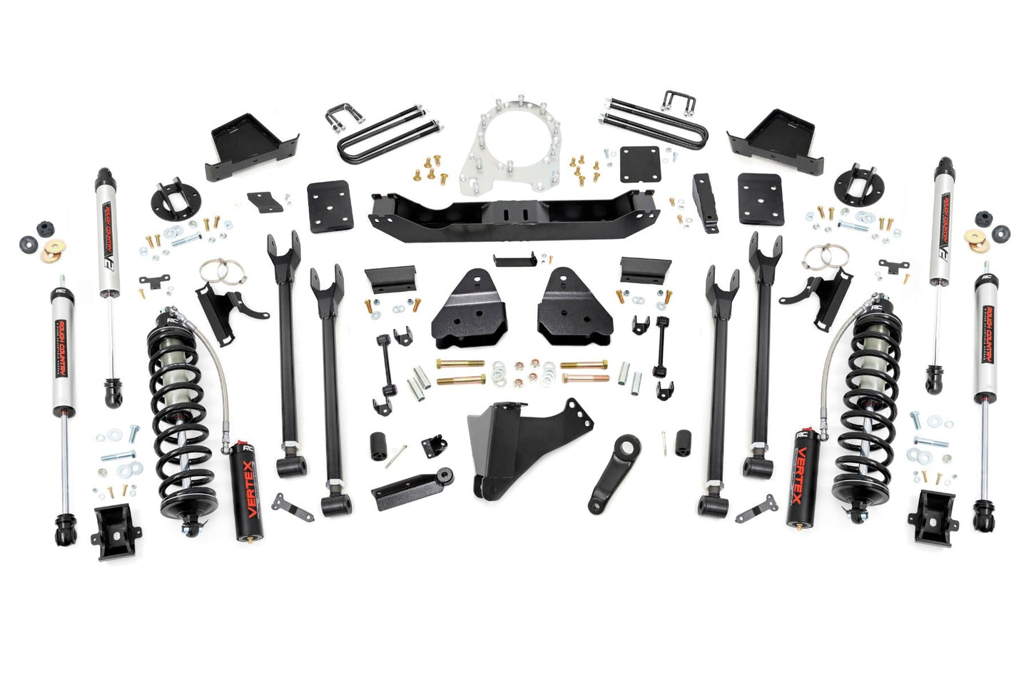 Rough Country 52656 6 Inch Lift Kit | 4-Link | No OVLD | C/O V2 | Ford F-250/F-350 Super Duty (17-22)