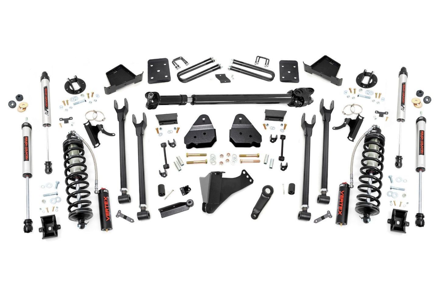 Rough Country 56058 6 Inch Lift Kit  |  4-Link  |  D/S  |  C/O V2 | Ford F-250/F-350 Super Duty (17-22)