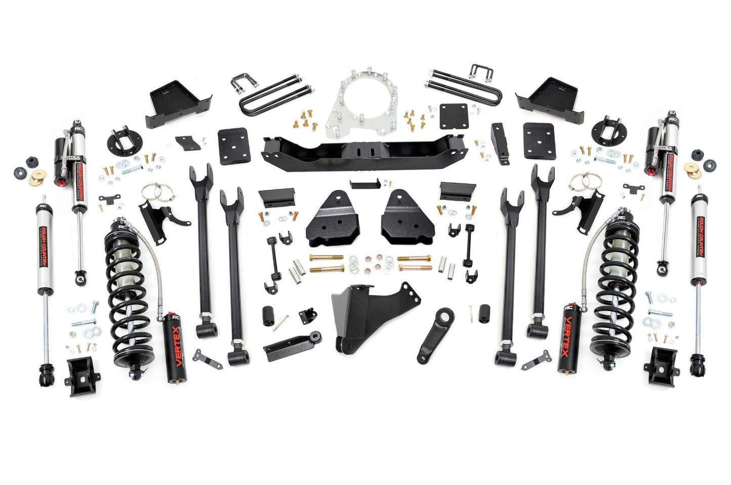 Rough Country 50857 6 Inch Lift Kit | Diesel | 4 Link | OVLD | C/O Vertex | Ford F-250/F-350 Super Duty (17-22)