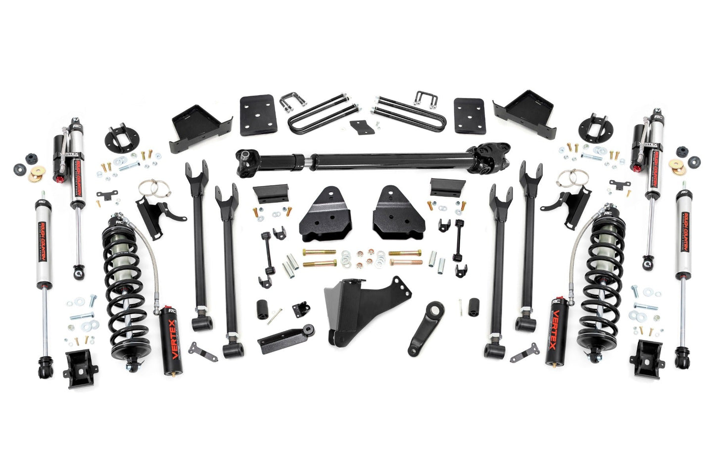 Rough Country 50859 6 Inch Lift Kit  |  Diesel  |  4 Link  |  D/S  |  C/O Vertex | Ford F-250/F-350 Super Duty (17-22)